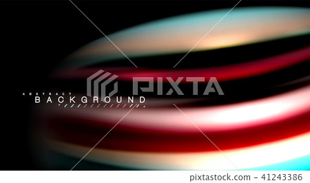 Blur color wave lines abstract background 41243386