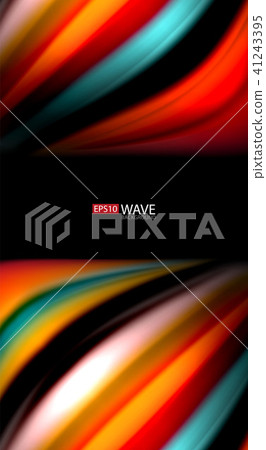 Blur color wave lines abstract background Blur color wave lines abstract background 41243395