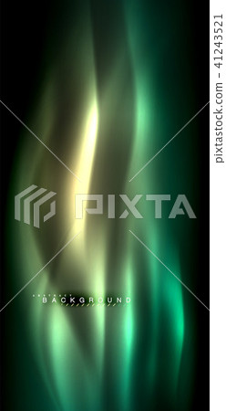 Neon glowing wave, magic energy and light motion background 41243521