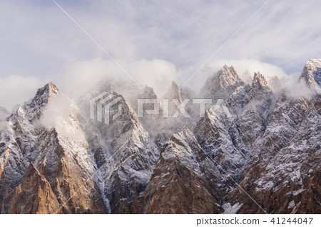 Passu Cathedral mountain range Passu Cathedral mountain range 41244047