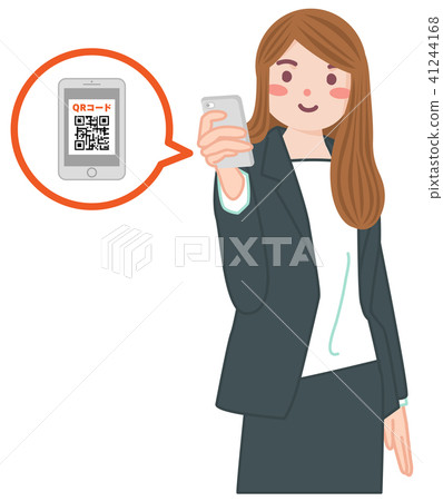 QR code female - Stock Illustration [41244168] - PIXTA