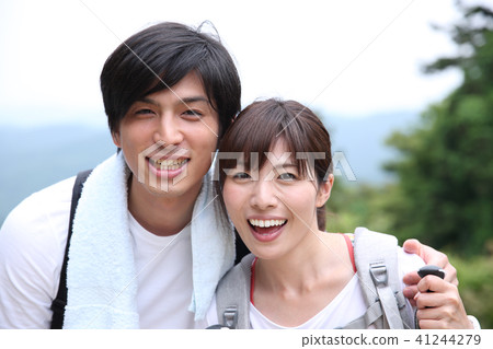 Hiking couple Hiking couple 41244279