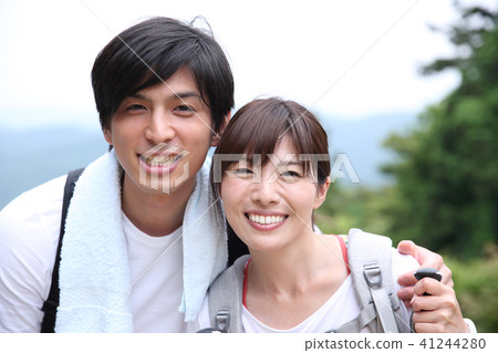 Hiking couple Hiking couple 41244280