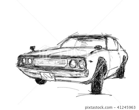 Kenmeri GT-R Illustration Kenmeri GT-R Illustration 41245963
