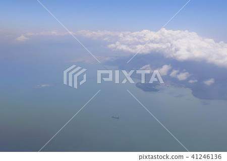 view from plane of hong kong city scape view from plane of hong kong city scape 41246136