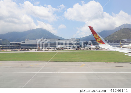 located on the island of Chek Lap Kok 41246141