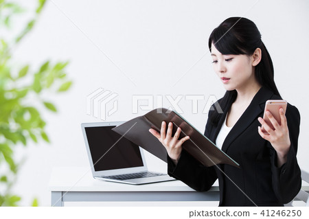 Business office women personal computer business woman 41246250