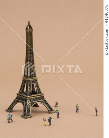 Eiffel Tower and Miniature Tourists Eiffel Tower and Miniature Tourists 41246376