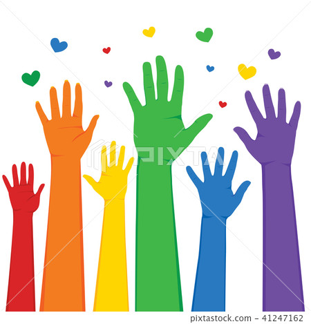 LGBT Hands Raised 41247162