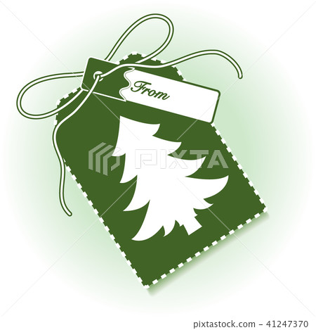 New year and christmas gift tag with christmas New year and christmas gift tag with christmas 41247370