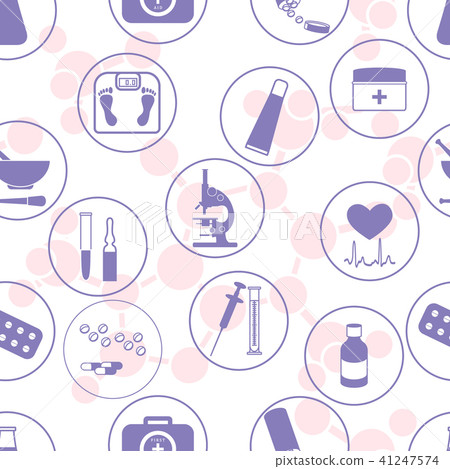 Seamless pattern of various medical devices and 41247574