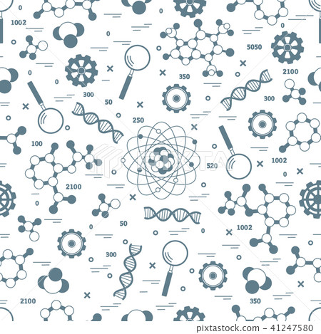 Seamless pattern with variety scientific, Seamless pattern with variety scientific, 41247580