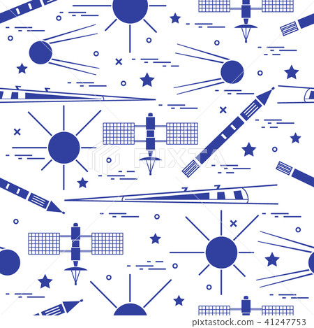 Seamless pattern with variety space exploration Seamless pattern with variety space exploration 41247753