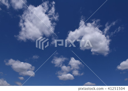 blue sky and white clouds blue sky and white clouds 41251504