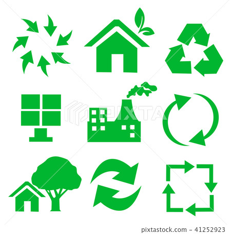 Vector set of environmental / recycling icons  41252923