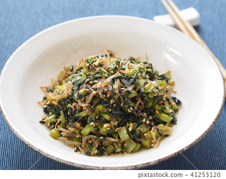 炒蘿蔔葉和蝦 41253120