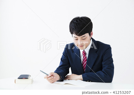 High school student male examination examination education learning 41253207