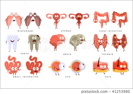 Healthy vs Unhealthy Human Organs Infographic Illustration Healthy vs Unhealthy Human Organs Infographic Illustration 41253980
