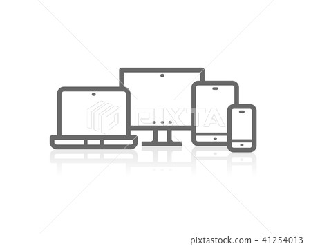 Device illustration vector of responsive design - Stock Illustration ...