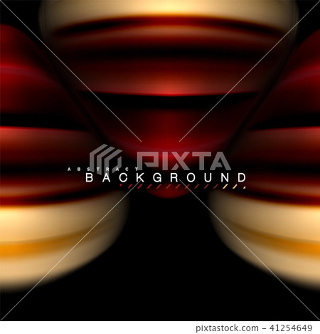 Fluid mixing colors vector wave abstract background design. Colorful mesh waves 41254649