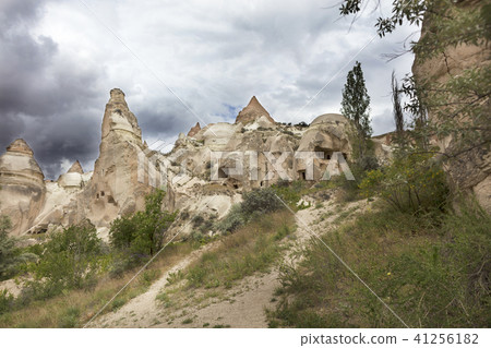 Abandoned caves in the mountains of Cappadocia 41256182