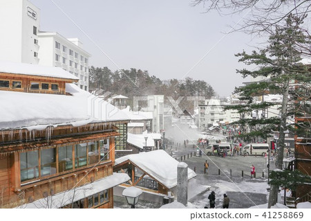 Kusatsu Onsen is a hot spring resort located   41258869