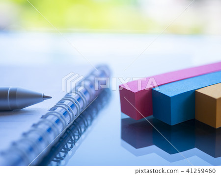 Business image · notebook · sticky note · fresh green Business image · notebook · sticky note · fresh green 41259460