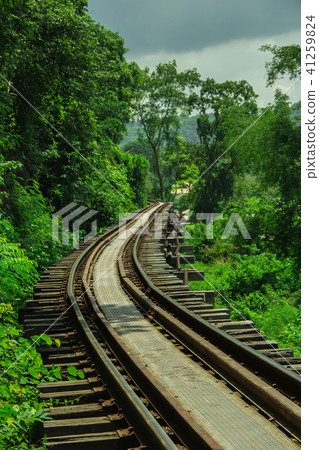 railway in Kanchanaburi 41259824