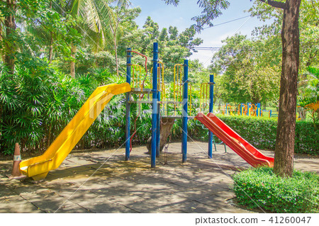 colourful children playground equipment 41260047