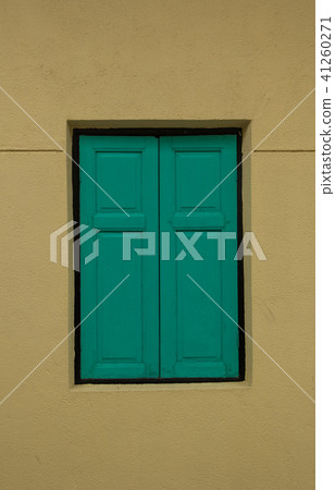 wonderful turquoise blue window 41260271
