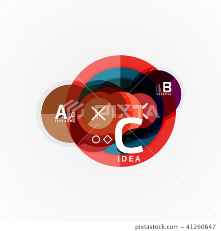 Vector infographic options banner, paper style design Vector infographic options banner, paper style design 41260647