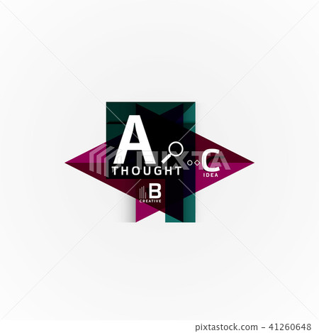 Vector infographic options banner, paper style design Vector infographic options banner, paper style design 41260648