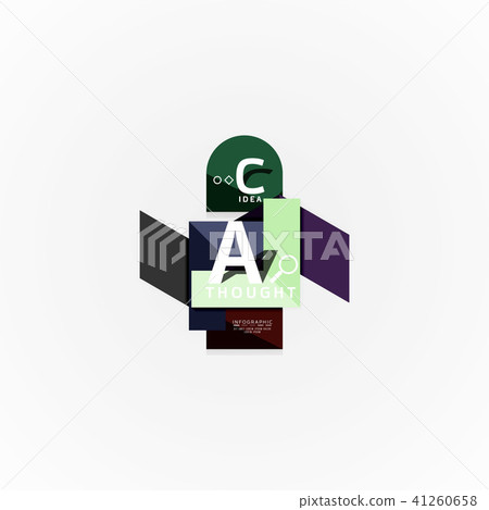 Vector infographic options banner, paper style design Vector infographic options banner, paper style design 41260658