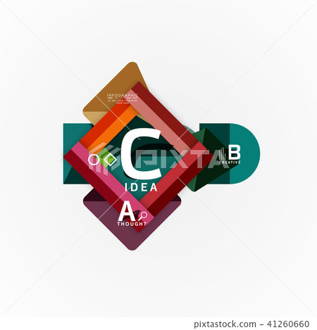 Vector infographic options banner, paper style design Vector infographic options banner, paper style design 41260660