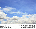 blue sky and white cloud 41261386