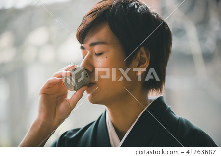 alcohol, japanese sake, gents 41263687