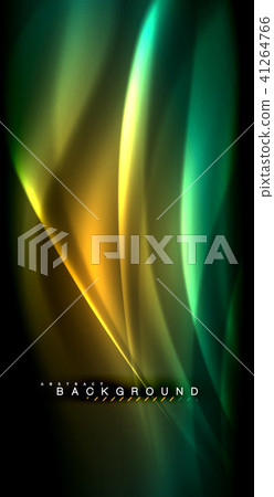 Neon glowing wave, magic energy and light motion background Neon glowing wave, magic energy and light motion background 41264766