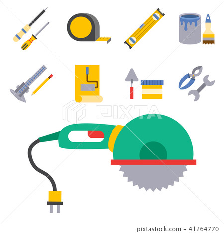 Construction vector worker equipment house renovation handyman tools carpentry industry illustration Construction vector worker equipment house renovation handyman tools carpentry industry illustration 41264770