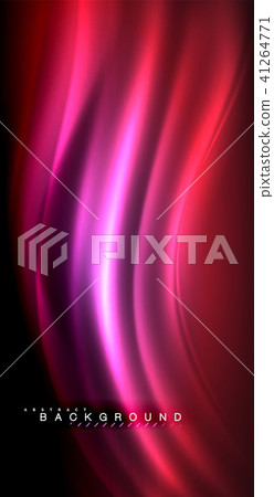Neon glowing wave, magic energy and light motion background Neon glowing wave, magic energy and light motion background 41264771