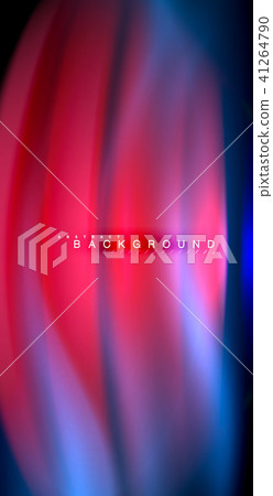Neon glowing wave, magic energy and light motion background 41264790