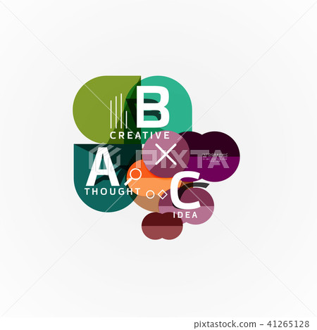 Vector infographic options banner, paper style design 41265128