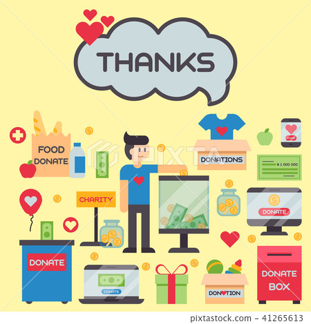 Donate money box set symbols help philanthropy donation contribution charity philanthropy humanity Donate money box set symbols help philanthropy donation contribution charity philanthropy humanity 41265613