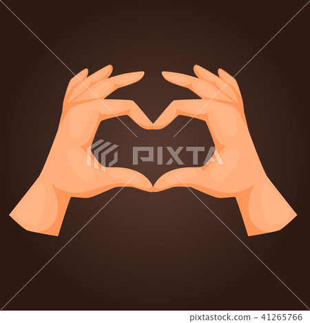 Hands deaf-mute gestures human pointing arm people gesturing communication message vector 41265766