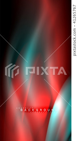 Neon glowing wave, magic energy and light motion background 41265767