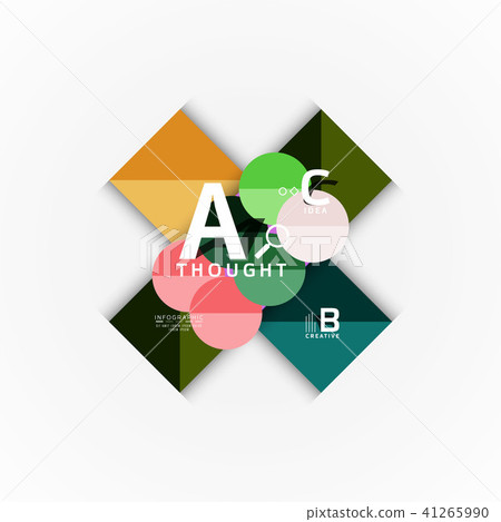 Vector infographic options banner, paper style design Vector infographic options banner, paper style design 41265990