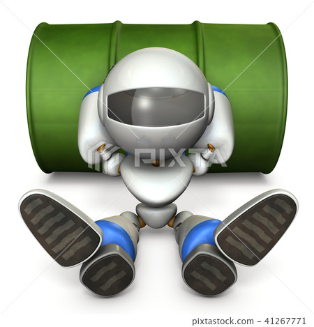 A robot that throws his legs grumpy 41267771