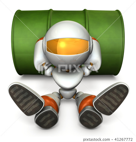 A robot that throws his legs grumpy 41267772