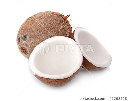 coconuts isolated on the white background 41268258