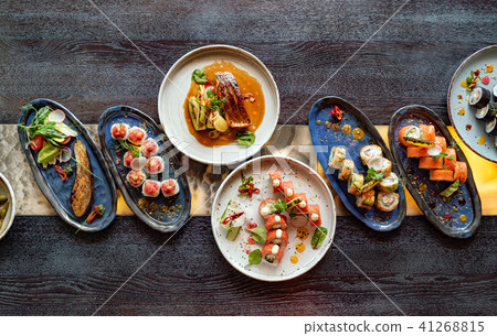 set in the japanese restaurant set in the japanese restaurant 41268815