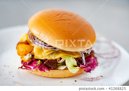 burger with duck burger with duck 41268825